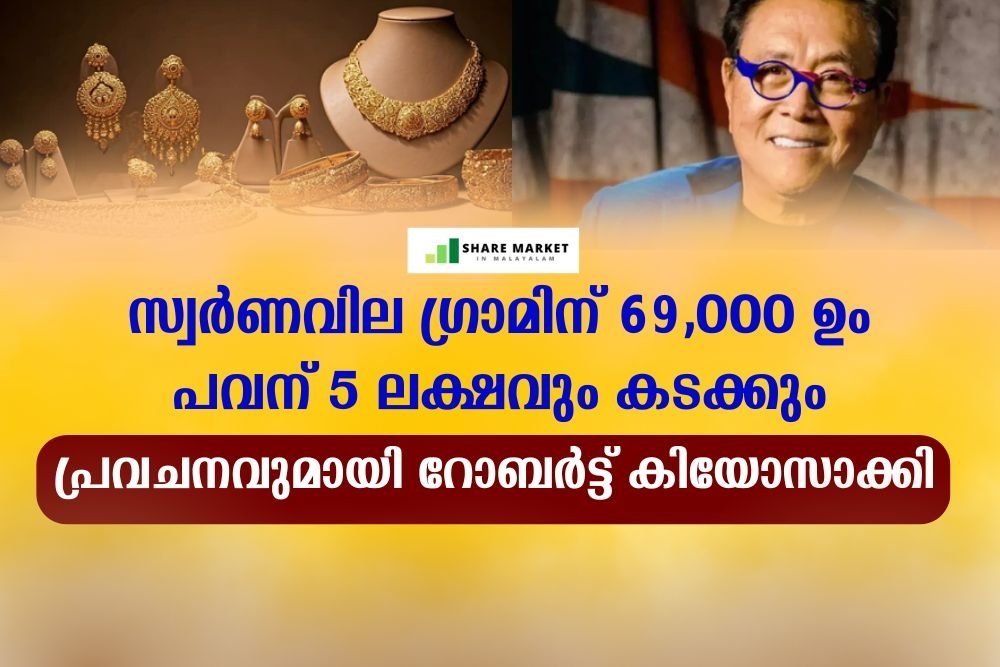 സ്വര്‍ണവില ഗ്രാമിന് 69,000 ഉം പവന് 5 ലക്ഷവും കടക്കും;